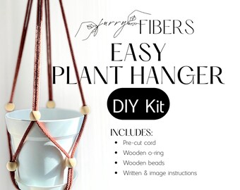 DIY Plant Hanger Kit: Minimalist Design with Video Tutorial
