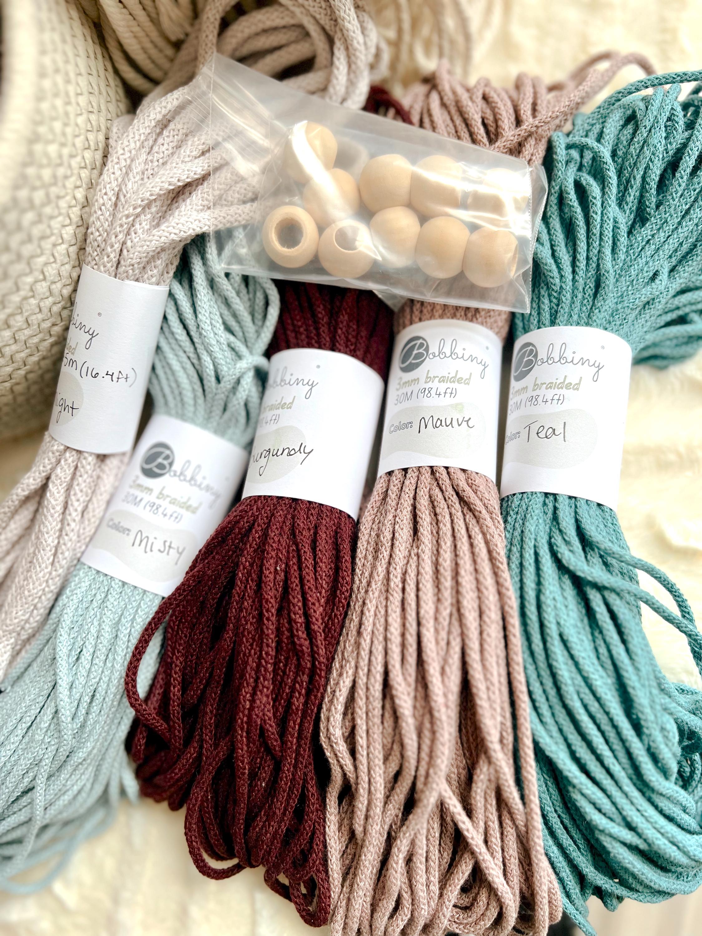 Bobbiny 3 mm ジュニア編み込みコード、米国への迅速な配送