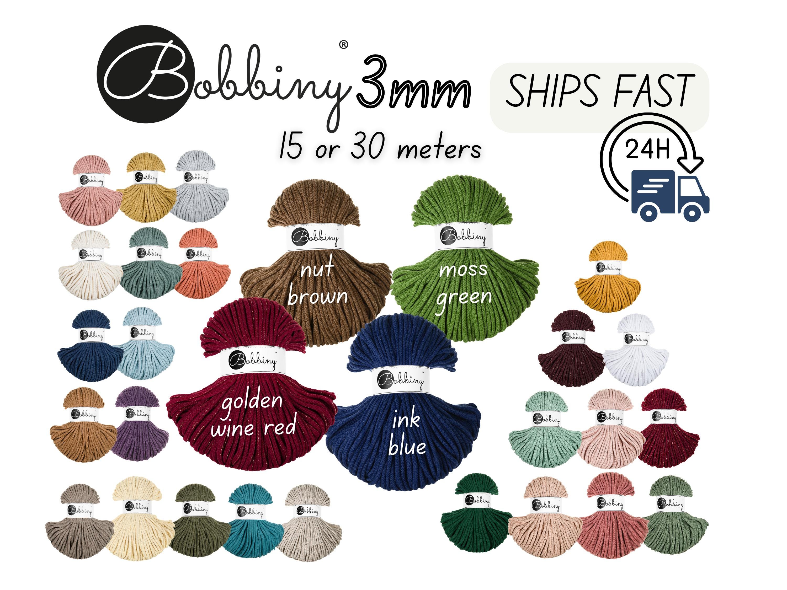 Bobbiny 3 mm ジュニア編み込みコード、米国への迅速な配送