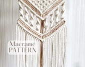 Macrame Wall Hanging Tutorial: Beginner PDF Pattern with Knot Guide