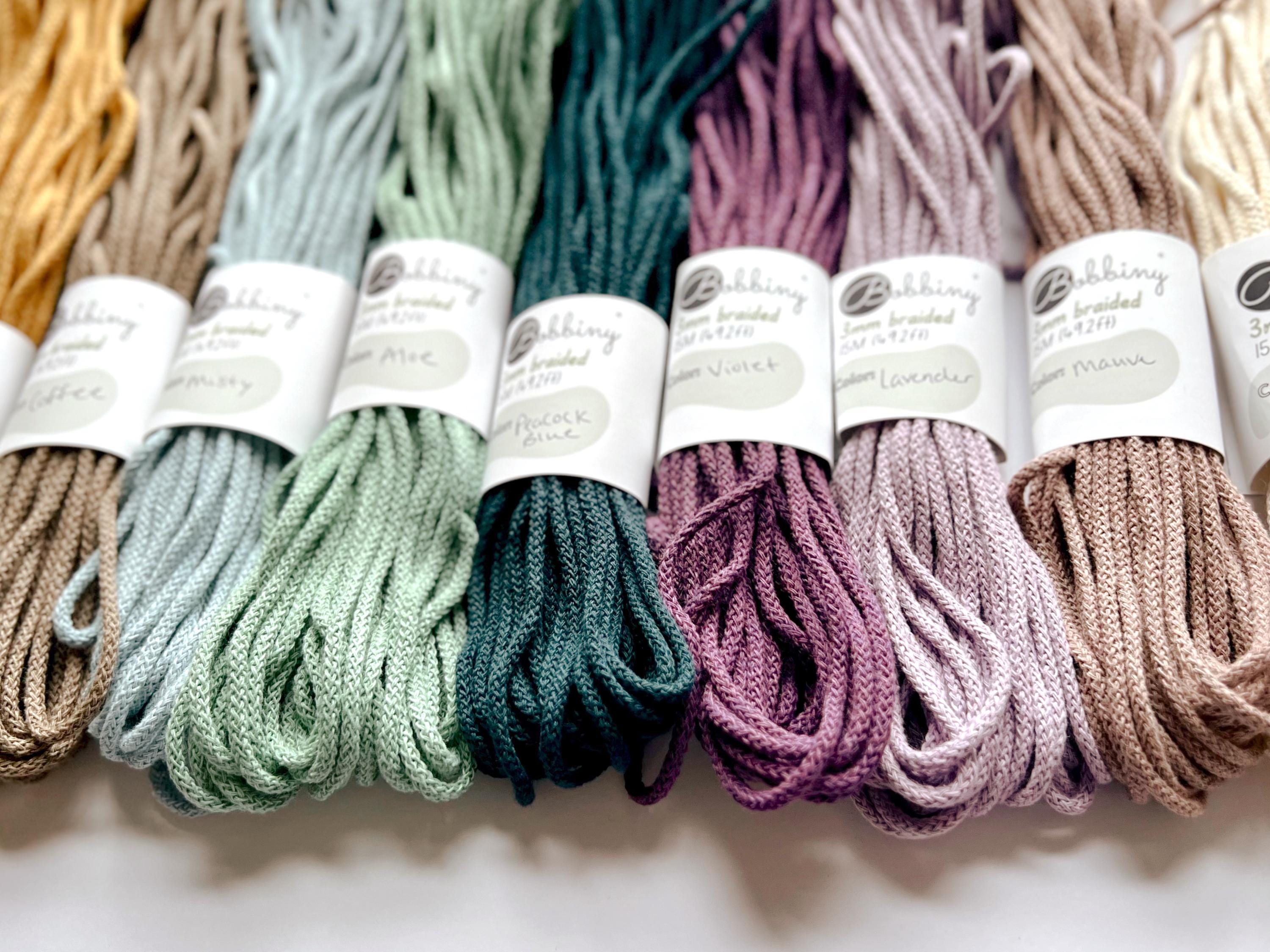 Bobbiny 3 mm ジュニア編み込みコード、米国への迅速な配送