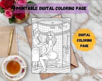 Surgery Recovery Coloring Book: Relaxing Illustrations for Healing Patients (Digital Download)