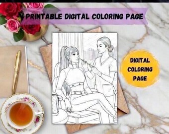 Surgery Recovery Coloring Book: Relaxing Illustrations for Healing Patients (Digital Download)