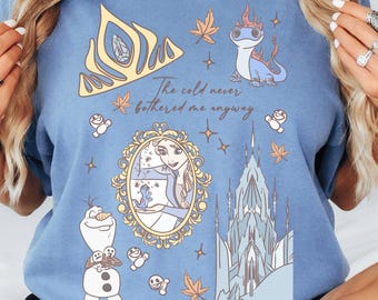 Ice Queen Comfort Colors Shirt: Frozen Winter Castle Tee