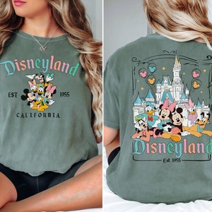 Comfort Colors Retro Disneyland Est 1955 California Shirt, Magic Kingdom Shirt, Mickey and Friends Shirt, Retro Disney Shirt