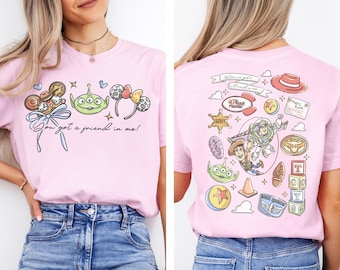 Bluza z nadrukiem Disney Toy Story, koszulka Woody Buzz Lightyear, koszulka z nadrukiem Pixar Toy Story, koszulka Disney Family Trip, prezent Andy Room Toy Story