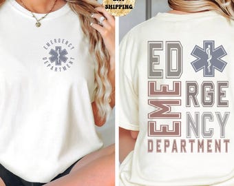 Notfallabteilung Comfort Colors Shirt, ER Nurse Tee