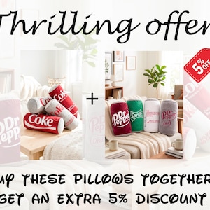 Velvet Bolster Red Bull Pillow – Retro White Accent Cushion, Soda Inspired Decor image 1