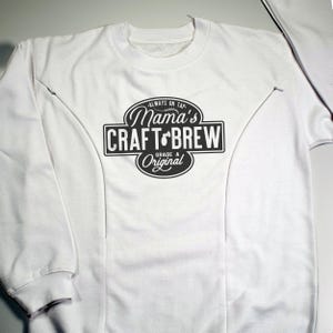 Breastfeeding Brewery Sweatshirt, Mama Boobery Brewing Co. Breastfeeding Sweatshirt, Breastfeeding Clothing, Mama Apparel, Pregnancy Clothes image 3