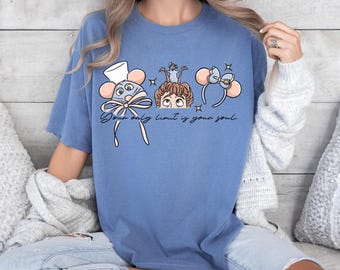 Camiseta Comfort Color® con Cenicienta y frase, camiseta gráfica de Disney Mouse, camiseta "Tu único límite es tu alma", camiseta inspiradora de vacaciones de Disney