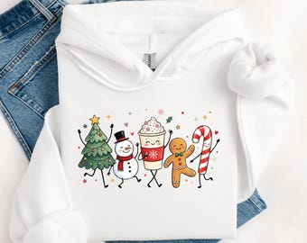 Cute Gingerbread Cookies Sweatshirt, Womens Christmas Sweatshirt, Merry Christmas, Cute Christmas Cookies Sweatshirt, Holiday Sweater