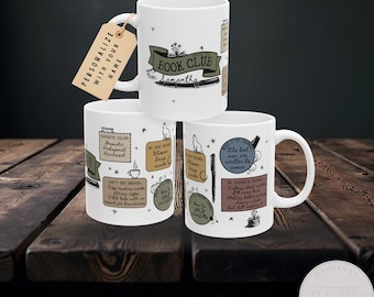 Back to Book Club Personalized Mug Book Club Gift Reading Mug Book Lover Gift Idea Book Mug Bookish Mug Bookish Merch Book Lover Mug