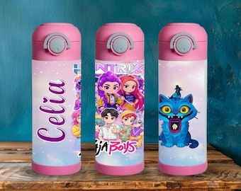 K-pop Demon Hunters Tumbler | Personalized Stainless Steel Kids Tumbler