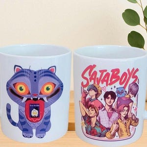 K-pop demon hunters Mug | Demon Hunters Anime Cup | Kpop Fan Art Gift | 11oz Coffee Mug/gift for her