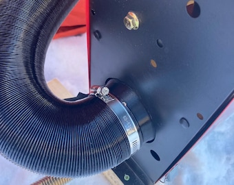 Adattatore di aspirazione dell'aria filettato per riscaldatore diesel da 3"