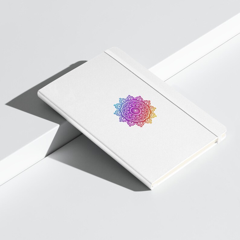 Rainbow Mandala Hardcover Bound Notebook