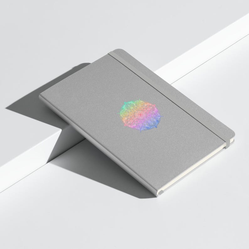 Rainbow Chakra Mandala Hardcover Bound Notebook