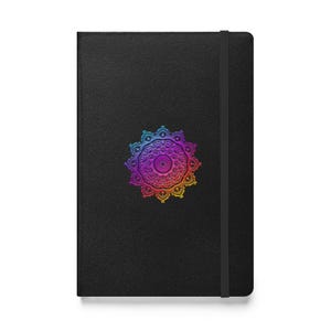 Rainbow Mandala Hardcover Bound Notebook