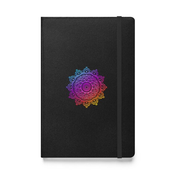 Rainbow Mandala Hardcover Bound Notebook
