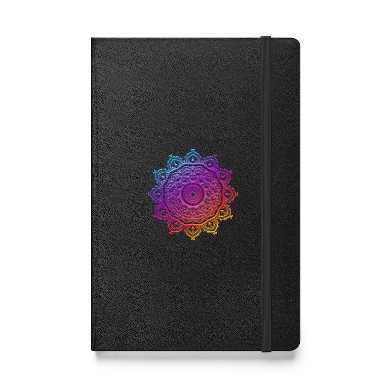 Rainbow Mandala Hardcover Bound Notebook