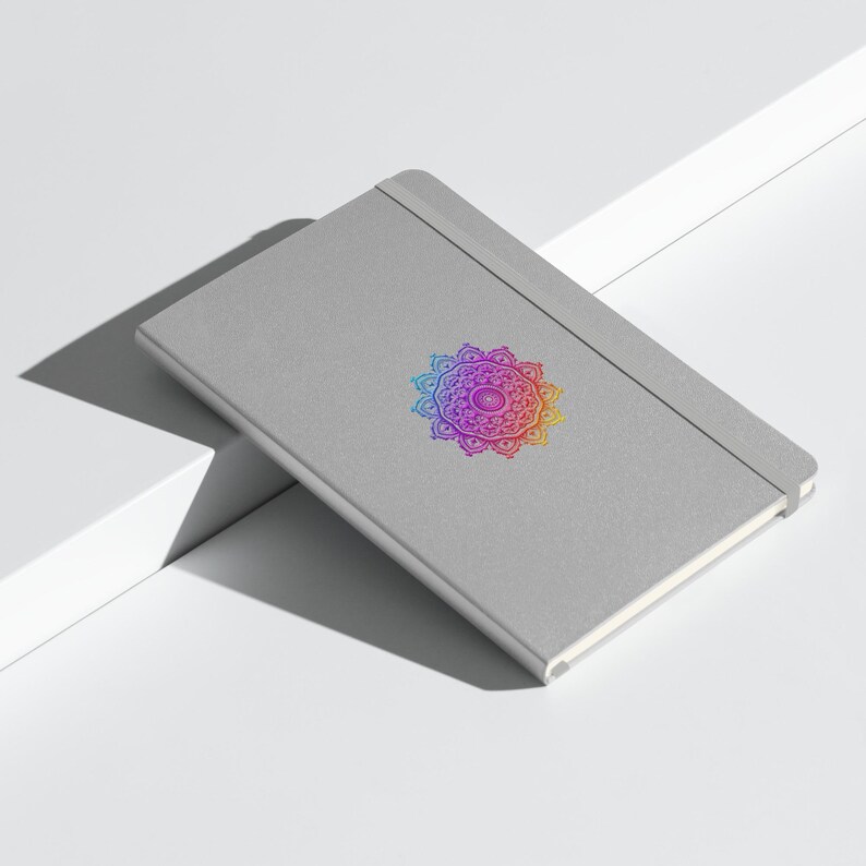 Rainbow Mandala Hardcover Bound Notebook
