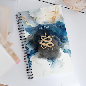Ink Serpent Spiral Notebook