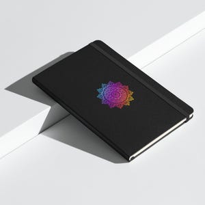 Rainbow Mandala Hardcover Bound Notebook