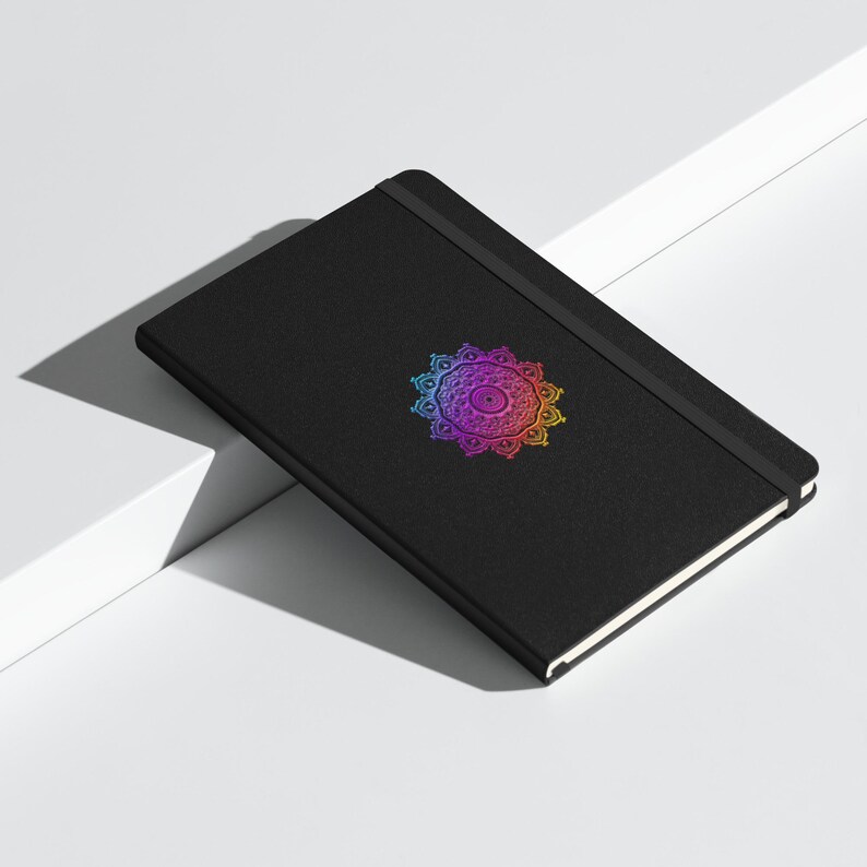 Rainbow Mandala Hardcover Bound Notebook