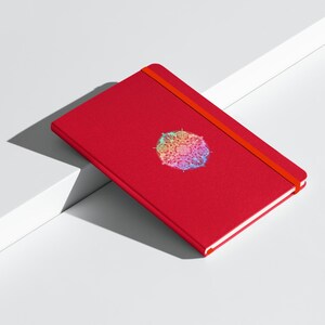 Rainbow Chakra Mandala Hardcover Bound Notebook