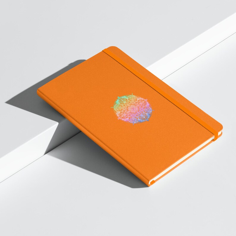 Rainbow Chakra Mandala Hardcover Bound Notebook