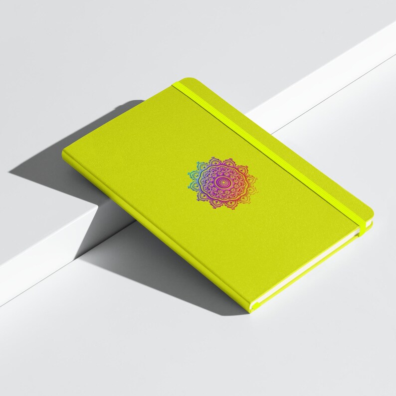 Rainbow Mandala Hardcover Bound Notebook