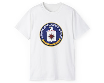 New T-shirt, fun logo, unique, men, women, cia