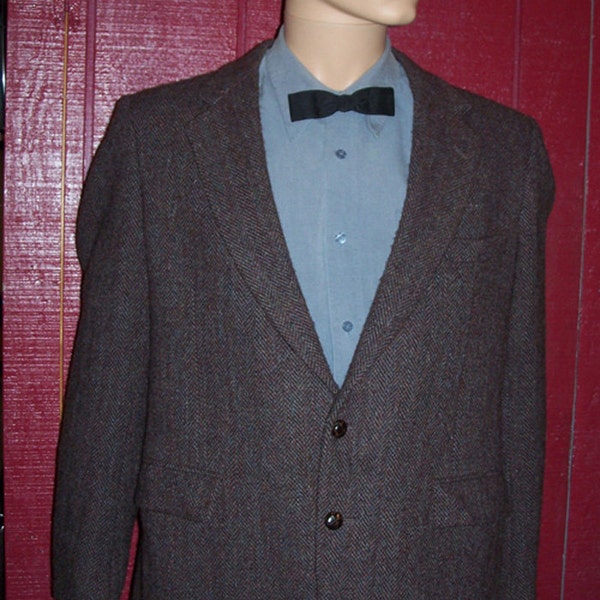 Harris Tweed Jacket , harris tweed jacket with Elbow Patches, brown harris tweed jacket, brown jacket with elbow patches, 11th Doctor, Who