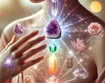 Mejore el enfoque y la claridad con elixires de cristal / conjuntos de cristales para equilibrar los chakras y trabajar la energía.