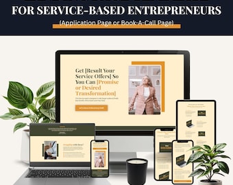 Systeme.io Landing Page Template: Book-A-Call Funnel für Coaches