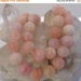 50% Mega Sale 14mm Morganite Gemstone Round Beads