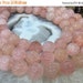 50% Mega Sale 18mm Morganite Carved Melon Beryl Beads (2A Quality)