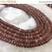 50% Mega Sale 6mm Chocolate Brown Moonstone Rondelle Gemstone Beads