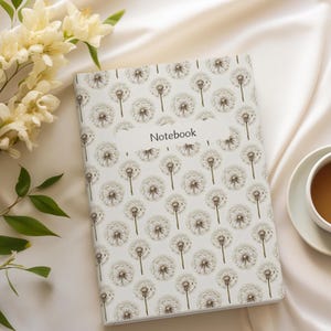 Quaderno con copertina rigida Dandelion Absolutely Gorgeous, Quaderni. Libri. Diario. Diari. Regali per scrittori. Cancelleria. Diario.
