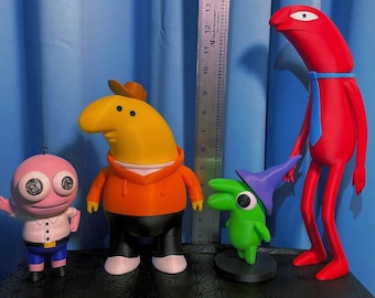 Smiling Friends - Custom Designed and 3D Multicolor Printed