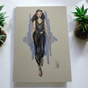 Custom Fashion Sketch, Custom illustration, Watercolor Illustration, Custom Portrait, Personalized Gift, Custom Art, Fashion Illustration