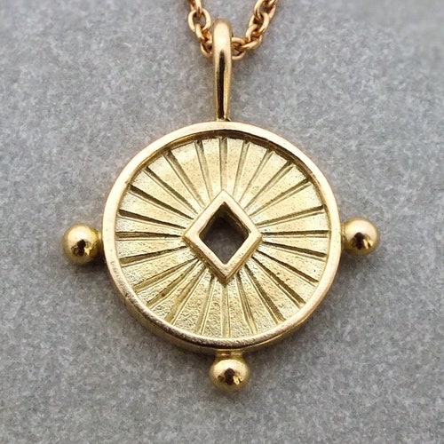 Aurora Necklace 18k Gold Celestial 
