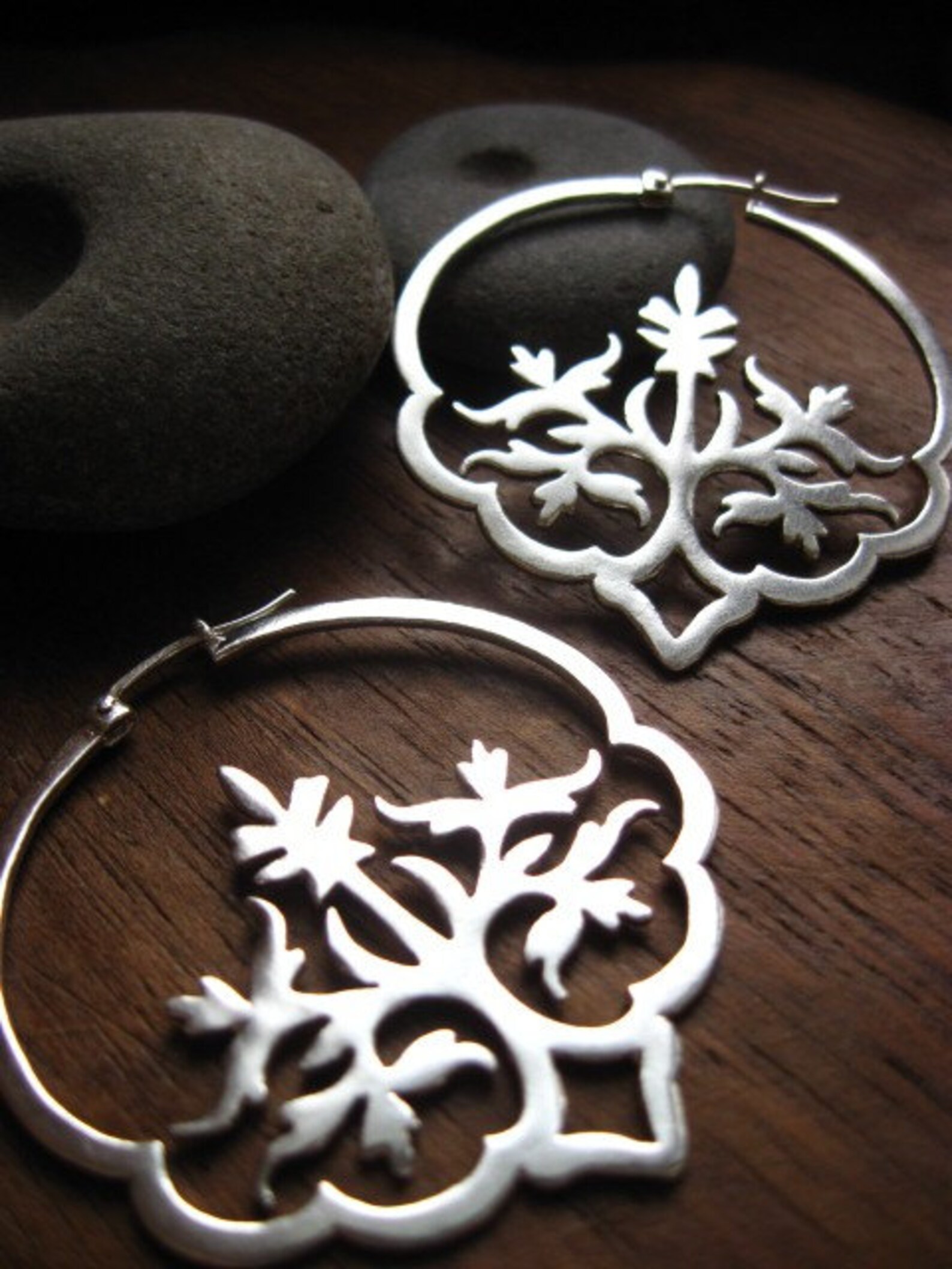 Dreaming in Hindi Hoops Handcrafted Floral Indian Hoop Etsy