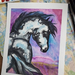 4 Pinto Paint Horse Greeting Cards, Set of 4 Spirit Horses image 4