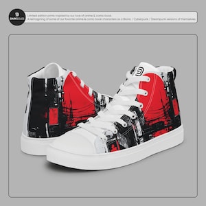 Anime High-Top Canvas Shoes: Tokyo Street Style