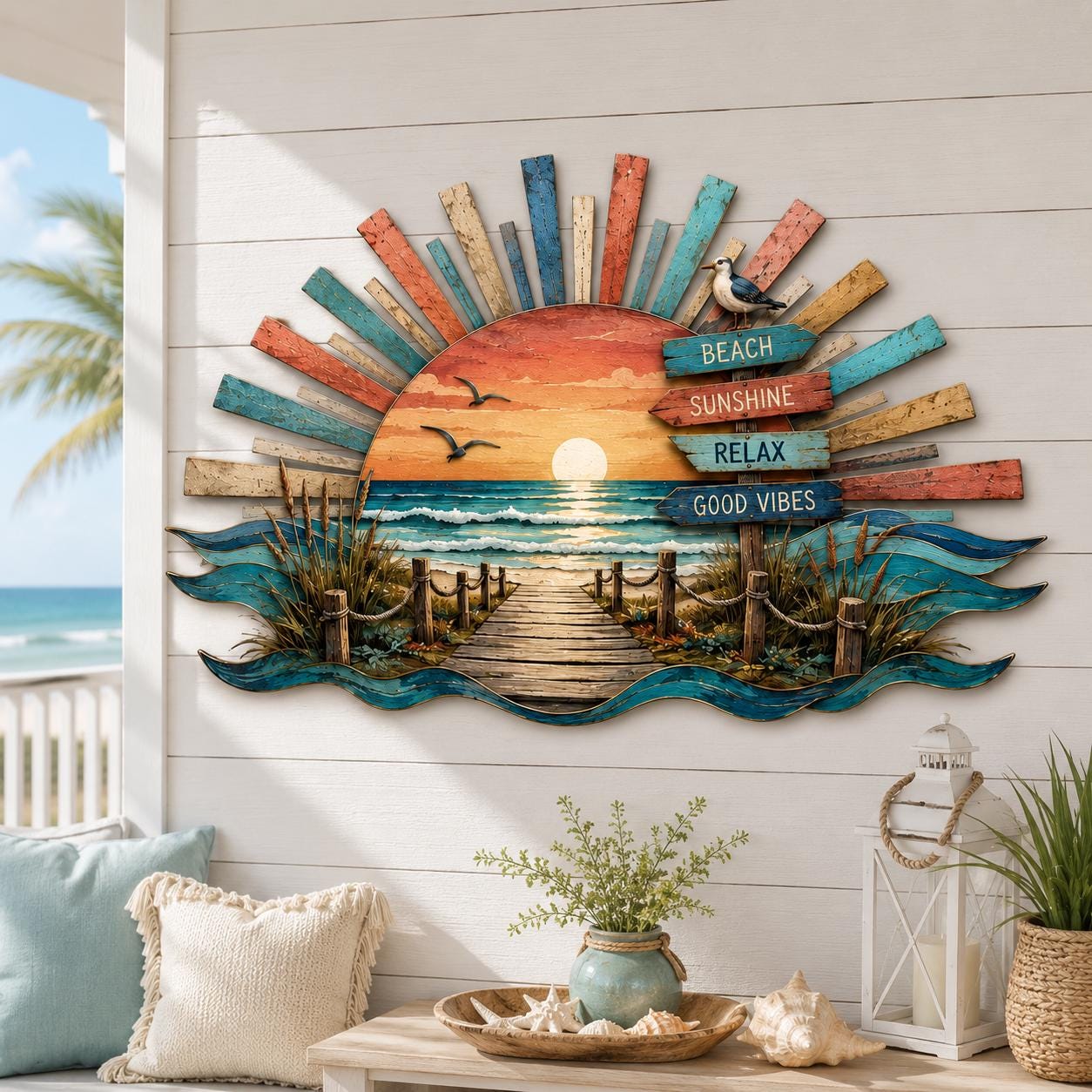 Palm Tree Framed Wall Art - Etsy
