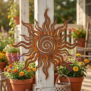 Garten deko metall zum hängen