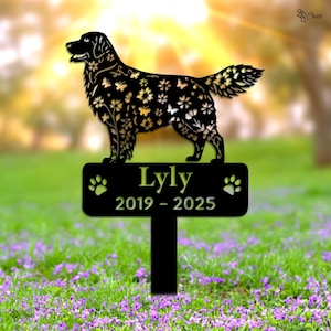 Personalized Scottish Terrier Dog Memorial Stake Metal sign, Metal Stake, Sympathy Sign, Pet Grave Marker, Remembrance Stake Memorial Gift