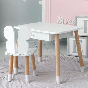Montessori Furniture, Kids Table & Chairs, Kids Furniture, Desk for Toddlers, Gift for Kids, Children&#39;s Chairs, Board Game Table, Baby Room