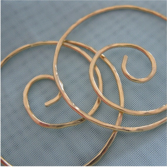Free Shipping Item . NOTSO THINNI 45mm Medium Hoop Earrings with hammered surface in 20 gauge square German Nickel Silver wire